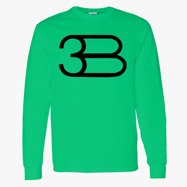 001 - Heavy Cotton 100% Cotton Long Sleeve T Shirt Thumbnail